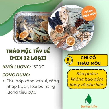 Thảo mộc xông nhà 12 loại Better Life - Tẩy uế, đón Tết, mở cửa tài lộc, giá 70.000 VND 9