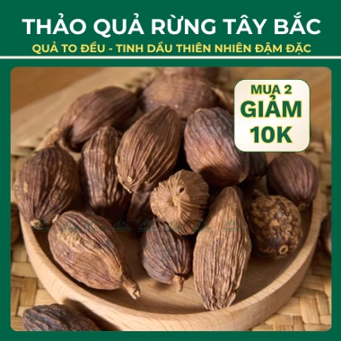 Thảo quả thượng hạng, quả to siêu thơm sạch, già chắc hạt - Gia vị nấu ăn 50.000 VND