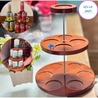Tháp 3 tầng nhựa bền chắc để nước ngọt, lon, lễ Tết - Giá ưu đãi 30.000 VND