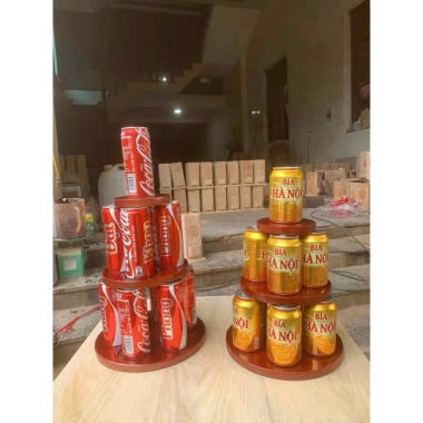 Tháp 3 tầng nhựa bền chắc để nước ngọt, lon, lễ Tết - Giá ưu đãi 30.000 VND