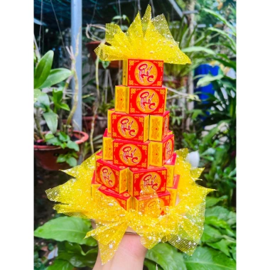 Tháp bánh đậu xanh Rồng Vàng – Vị ngọt, mềm mịn, giảm còn 80.000đ từ 96.800đ