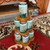 Tháp bày bia nước ngọt gỗ 3 tầng - Đẹp, phủ bóng, phù hợp Tết, giá 149.000 VND 5