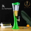 Tháp bia 3 lít HC vân đế lúa mạch - Đèn LED 7 màu, lõi đá giữ lạnh, cho quán nhậu 6