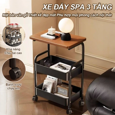 Tháp bia 3 tầng giả gỗ sang trọng - Bày bia, nước ngọt, Ấm cúng, trưng bày ban thờ Thần tài, Gia tiên ngày Tết - 32.000₫ 2
