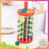 Tháp Bóng Gỗ Lốc Xoáy Nhiều Tầng Sắc Màu - Đồ Chơi Phát Triển Tư Duy Bé 1-3 Tuổi Giá Ưu Đãi 139.000đ