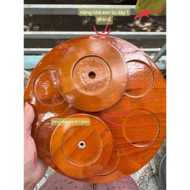 Tháp để nước 3 tầng gỗ đẹp, chắc chắn, hàng to dày - Giá ưu đãi 127.000₫ 4