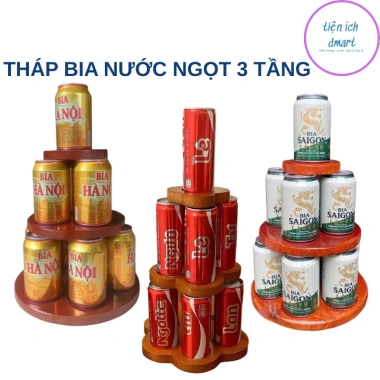 Tháp Để Nước Ngọt Nhựa 3 Tầng Khay Tròn - Decor Bàn Thờ Sang Trọng, Giá 30.000₫ 8