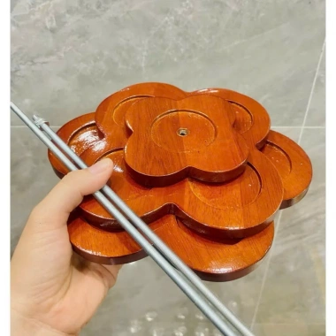 Tháp gỗ 3 tầng Bia và Nước Ngọt - Đồ thờ Tết sang trọng, giá 115.000đ PTLUXURY
