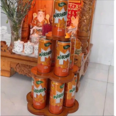 Tháp gỗ 3 tầng sang trọng - Bày bia, nước ngọt tiện lợi, giá chỉ 179.000₫ 6