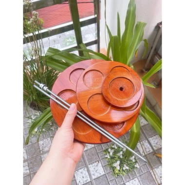 Tháp Gỗ 3 Tầng Siêu Bền Trang Trí Nước Ngọt Bia Trên Ban Thờ Giá 80.000₫