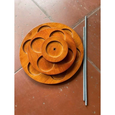 Tháp Gỗ 3 Tầng Siêu Bền Trang Trí Nước Ngọt Bia Trên Ban Thờ Giá 80.000₫