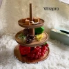 Tháp gỗ 3 tầng tháo rời – Đĩa bày kẹo, bánh ngọt, hoa quả, nước ngọt, 380.000 VND 6