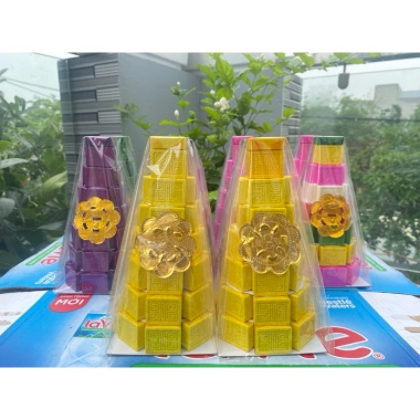 Tháp oản 7 tầng bánh in tùy màu - Thiết kế độc đáo, giá ưu đãi 86.000 VND