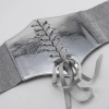 Thắt lưng AHYS rộng cổ điển da PU màu vàng Corset đàn hồi cho nữ, giá 132.000 VND 9