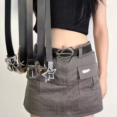 Thắt Lưng Bản To Unisex Cá Tính Phong Cách Âu Mỹ Dễ Phối Đồ Đi Làm Đi Chơi Giá 70.200 VND 3