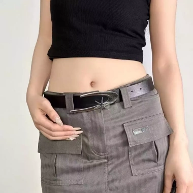 Thắt Lưng Bản To Unisex Cá Tính Phong Cách Âu Mỹ Dễ Phối Đồ Đi Làm Đi Chơi Giá 70.200 VND 6