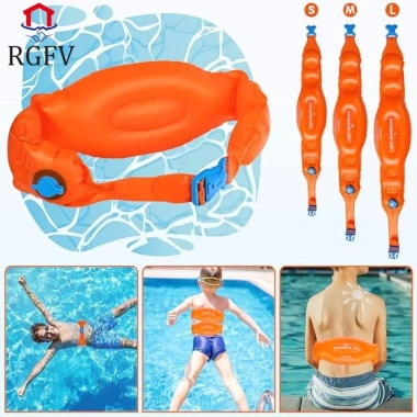 Thắt lưng bơi bơm hơi RGFV – Đai phao công thái học, bơi an toàn cho người mới bắt đầu