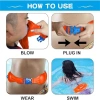 Thắt lưng bơi bơm hơi RGFV – Đai phao công thái học, bơi an toàn cho người mới bắt đầu 7