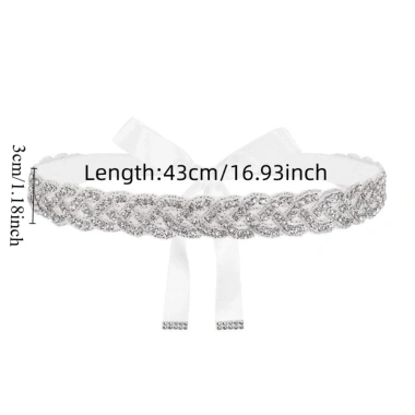 Thắt Lưng Cô Dâu Zircon Kim Cương Giả – Trang Trí Quần Váy Sang Trọng, 152.900₫ 2