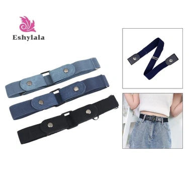 Thắt lưng co giãn không khóa cho jean nam nữ thiết kế mới thoải mái chỉ 36.800₫