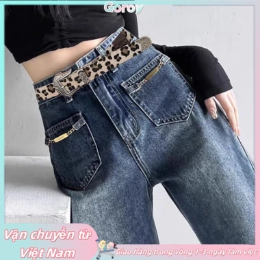 Thắt lưng da báo cổ điển cho nữ & bé gái - Giá ưu đãi 67.000₫, giao hàng nhanh