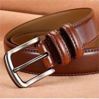 Thắt Lưng Da Bò 100% Khóa Hợp Kim Nam - Thời Trang Sang Trọng, Giá Ưu Đãi 176k 4