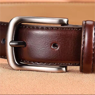 Thắt Lưng Da Bò 100% Khóa Hợp Kim Nam - Thời Trang Sang Trọng, Giá Ưu Đãi 176k 8