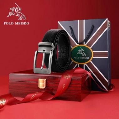 Thắt lưng da bò cao cấp Polo Meisdo thời trang văn phòng, quà tặng TL04, giá 650.000₫