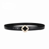 Thắt lưng da bò hoa kim cương ngọc trai studded - Phụ nữ, giảm giá 117.252₫ 2