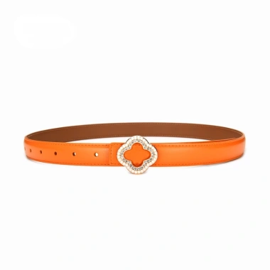 Thắt lưng da bò hoa kim cương ngọc trai studded - Phụ nữ, giảm giá 117.252₫ 10