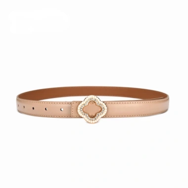 Thắt lưng da bò hoa kim cương ngọc trai studded - Phụ nữ, giảm giá 117.252₫ 11