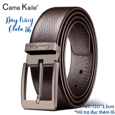 Thắt lưng da bò Kama Kaile OLL282 – Dây nịt thời thượng cho doanh nhân, chỉ 89.000₫ 9 Thắt lưng da bò Kama Kaile OLL282 – Dây nịt thời thượng cho doanh nhân, chỉ 89.000₫ 9