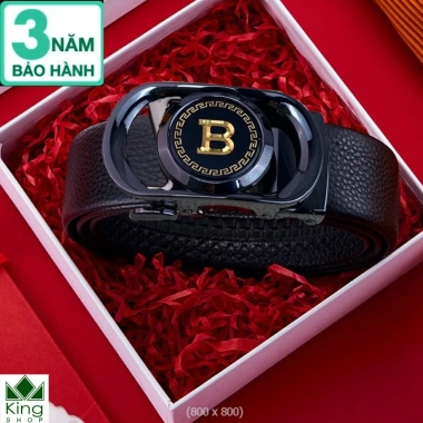 Thắt Lưng Da Bò Nam Khóa Tự Động Chữ B - Chính Hãng Kingshop Giá Ưu Đãi 239.000₫