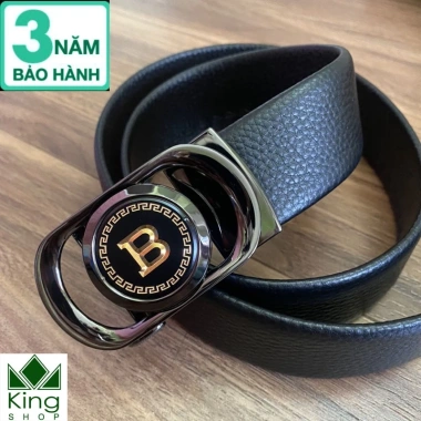 Thắt Lưng Da Bò Nam Khóa Tự Động Chữ B - Chính Hãng Kingshop Giá Ưu Đãi 239.000₫