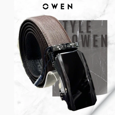 Thắt lưng da bò nam OWEN da thật mặt hợp kim đúc nguyên khối, khóa trượt tự động 4 Thắt lưng da bò nam OWEN da thật mặt hợp kim đúc nguyên khối, khóa trượt tự động 4