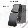 Thắt lưng da bò nam OWEN da thật mặt hợp kim đúc nguyên khối, khóa trượt tự động 6