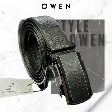 Thắt lưng da bò nam OWEN da thật mặt hợp kim đúc nguyên khối, khóa trượt tự động 10 Thắt lưng da bò nam OWEN da thật mặt hợp kim đúc nguyên khối, khóa trượt tự động 10
