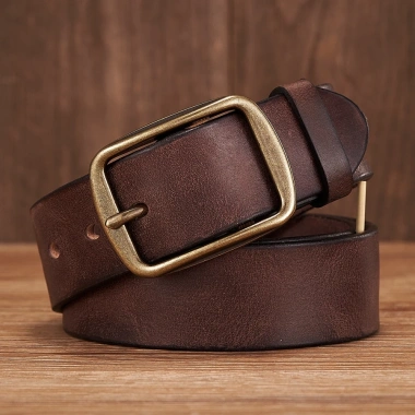 Thắt lưng da bò nguyên bản 3.8cm đồng khóa – Retro sang trọng, chất lượng cao cho nam 4 Thắt lưng da bò nguyên bản 3.8cm đồng khóa – Retro sang trọng, chất lượng cao cho nam 4
