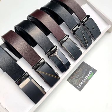 Thắt Lưng Da Bò Sần Nguyên Miếng Khoá Đúc Tự Động - Lịch Lãm, Giá ưu đãi 288k