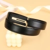 Thắt lưng da bò thật nam nữ 2.8cm thời trang sang trọng công sở giá 127k 5