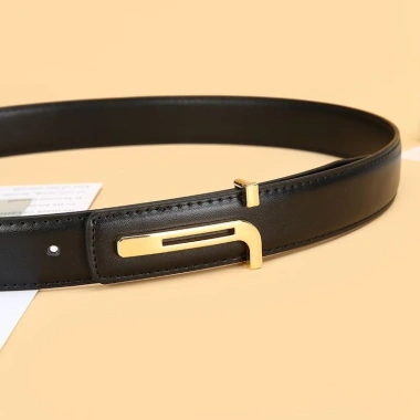 Thắt lưng da bò thật nam nữ 2.8cm thời trang sang trọng công sở giá 127k