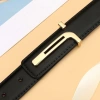 Thắt lưng da bò thật nam nữ 2.8cm thời trang sang trọng công sở giá 127k 8