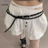 Thắt lưng da hai lớp phong cách Y2K đinh tán Unisex - Phụ kiện sành điệu, giá ưu đãi 76.662₫ 7