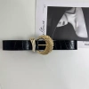 Thắt lưng da lộn HYCEO sang trọng, khóa chốt vàng vintage retro đa năng cho jean 7