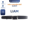 Thắt lưng da nam Liam TH HANDMADE - Dây nịt da bò cao cấp 3.0cm hộp và đinh đục, giảm giá 276k