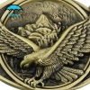 Thắt Lưng Da Nam Vintage Nam Cao Bồi Phương Tây - Khóa Kim Loại, Hoa Văn Đại Bàng, Giá Ưu Đãi 110.000₫
