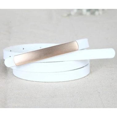Thắt Lưng Da Nữ Sang Trọng Khóa Kim Loại Mạ Vàng - Giá ưu đãi 82,156₫ 8