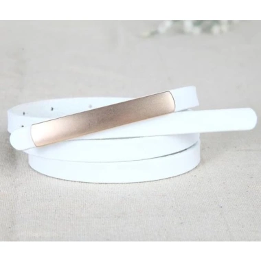 Thắt Lưng Da Nữ Sang Trọng Khóa Kim Loại Mạ Vàng - Giá ưu đãi 82,156₫ 10