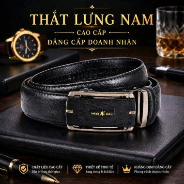 Thắt Lưng Da Quảng Châu K7 TL01 Da Vân Bò Bảo Hành 12 Tháng Giá 212k Giao Tết 2