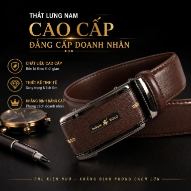 Thắt Lưng Da Quảng Châu K7 TL01 Da Vân Bò Bảo Hành 12 Tháng Giá 212k Giao Tết 7